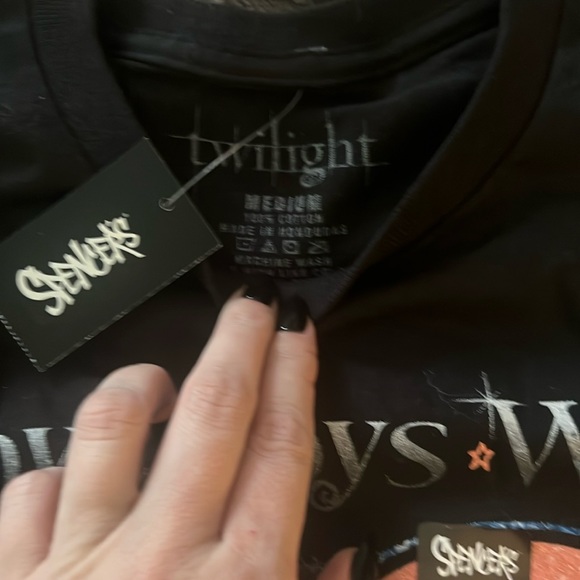 Twilight T-shirt size medium unisex sizing. measurements in photos. NWT! - Picture 3 of 7